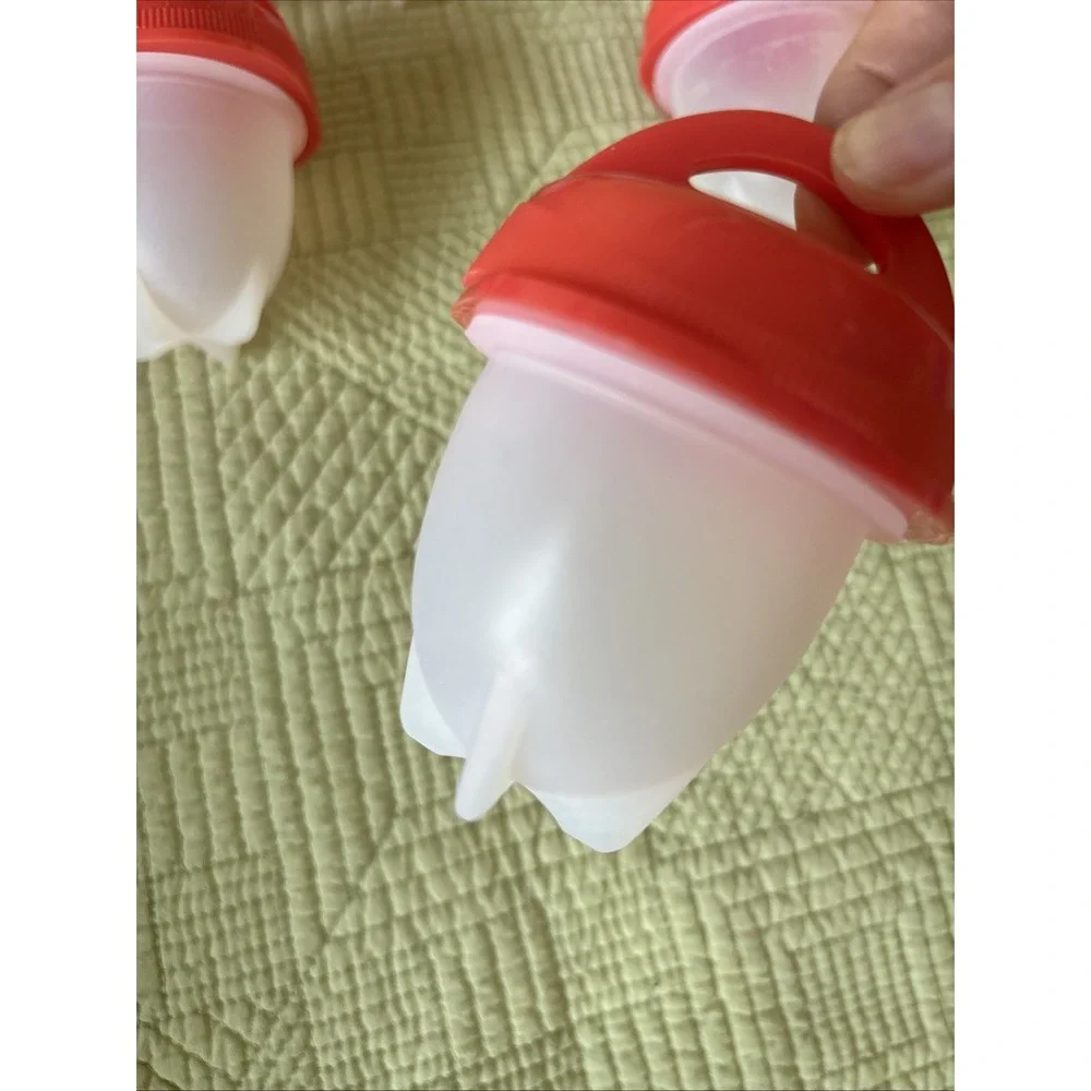 Egglettes (12) Silicon Egg Cooker Poacher Non Stick BPA Free Pack In Lunch To Go